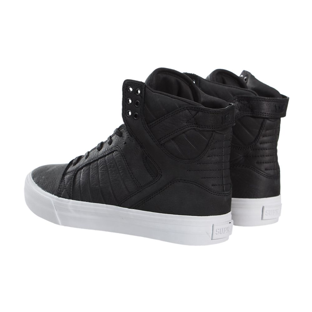 Baskets Montantes Supra SkyTop HF Noir Black/White Homme | INP-99687844